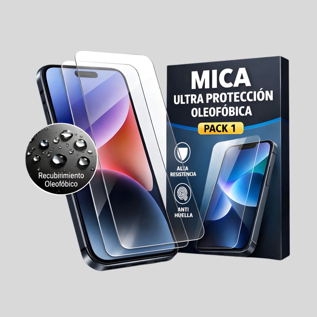 Mica Ultra Proteccion Oleofobica pack 1