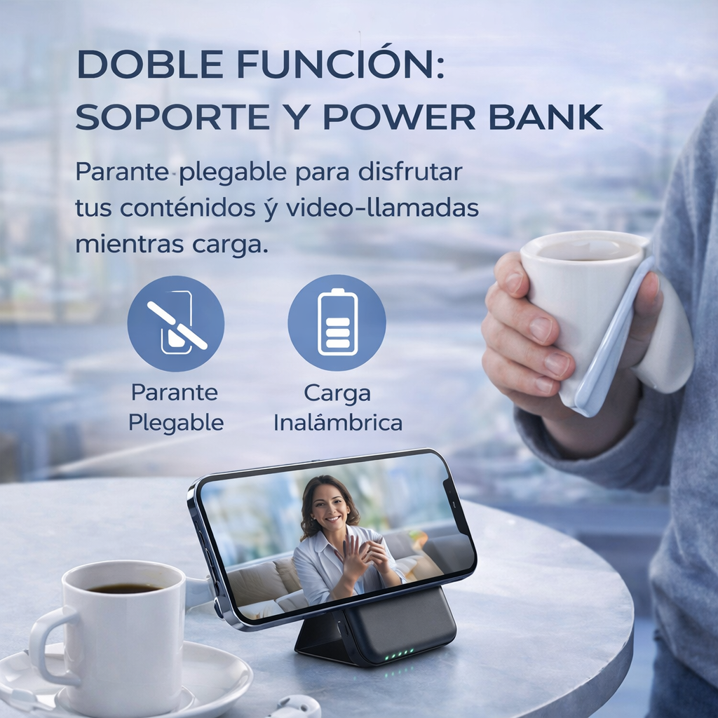 Power Bank  Magnetic Charging 15W  10000 mAh