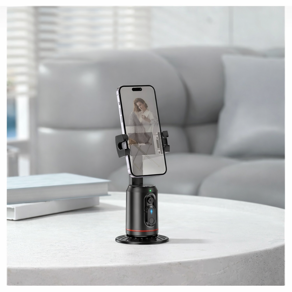 Selfie 360°Auto  Face Tracking-Selfie Stick Tripode Q02 con IA