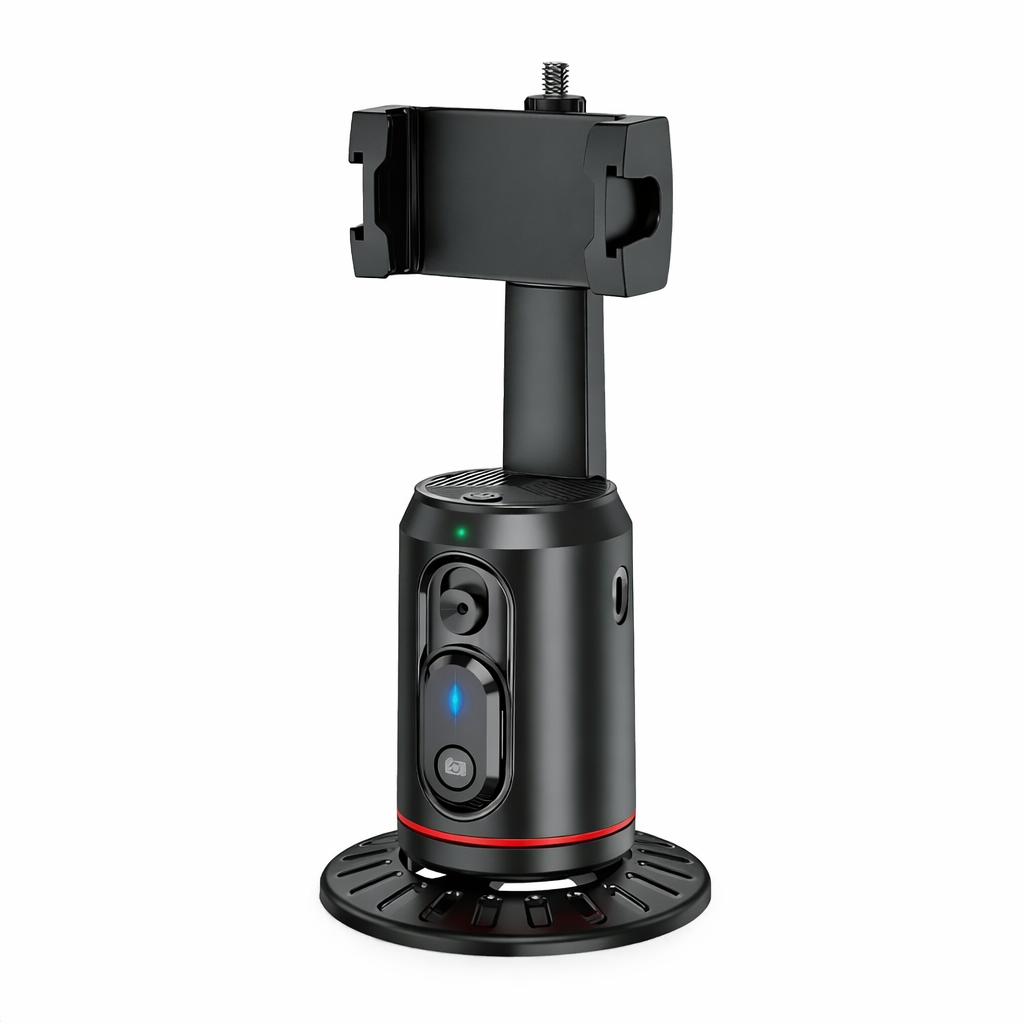 Selfie 360°Auto  Face Tracking-Selfie Stick Tripode Q02 con IA