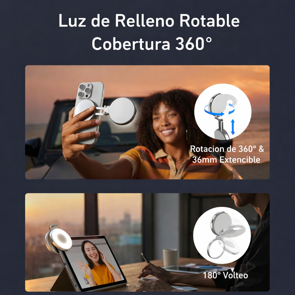 Selfie Ring Light Pro Telesin c03- Magsafe
