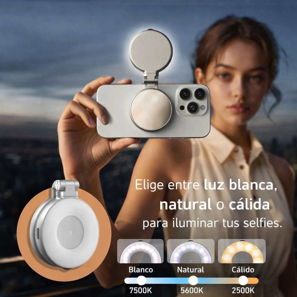 Selfie Ring Light Pro Telesin c03- Magsafe