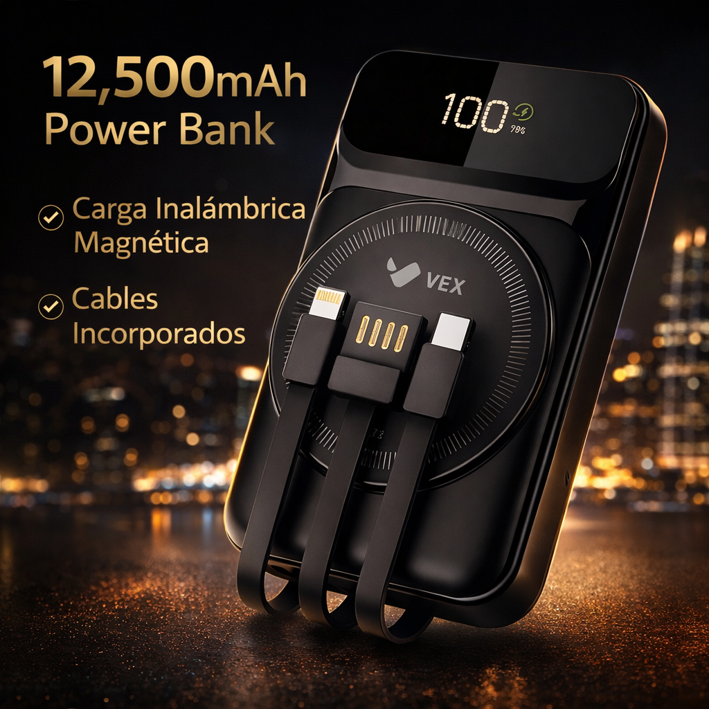 Power  Band Macsafe 12500mAh Carga Rapida 22.5