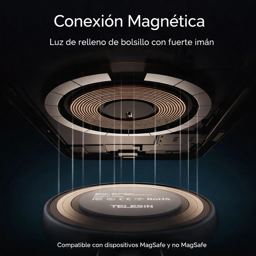 Selfie Ring Light Pro Telesin c03- Magsafe